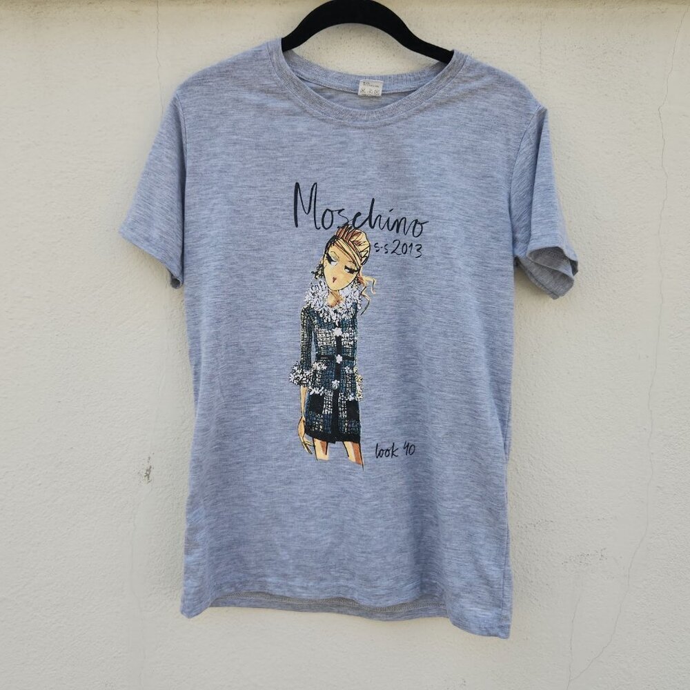 Vintage Moschino X 25ans Japanese Magazine Tee - image 3